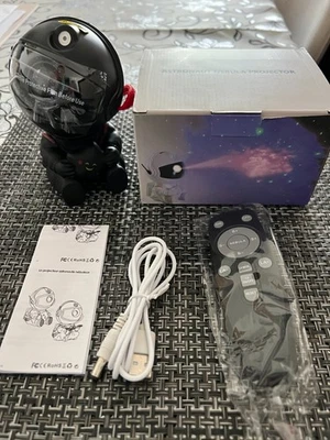 Proyector Nebulosa Astronauta Luz Nocturna con Enchufe y Control Remoto HR-F3 Nuevo Foto 1 de 4