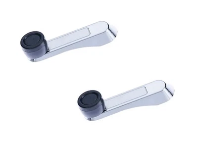 HD 2 pcs WINDOW Crank WINDER Handles Chrome & Black for ISUZU most Truck SUV Car — 第 1/3 张图片