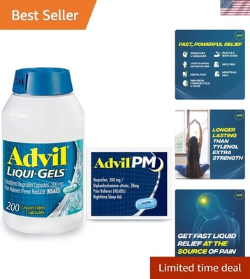 Liqui-Gels Ibuprofen Pain Reliever & Fever Reducer - 200mg, 200 Capsules - Image 1 of 4