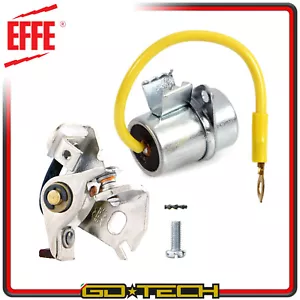 KIT PUNTINE CONDENSATORE PIAGGIO CIAO SI BRAVO BOXER BOSS 50 ORIGINALI EFFE - Foto 1 di 7