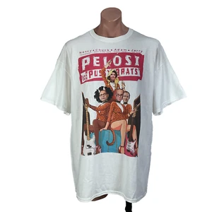 Nancy Pelosi And The Pussybrats T Shirt 2XL White Schumer Nadler Schiff Rare - Picture 1 of 9