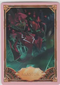 03/50 ALASTOR Hazbin Hotel Trading Card FOGLIO ROSA 2° edizione. Nuovo - Foto 1 di 1