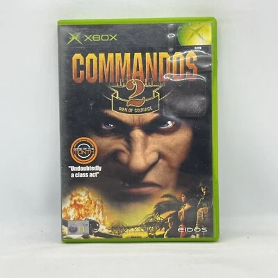 Commandos 2  Men Of Courage Microsoft Original Xbox Game Free Post PAL - Image 1 of 4