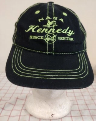 NASA Kennedy Space Center Cap Hat Black Youth Embroidery Adjustable Shuttle - Image 1 of 4