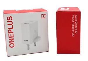Original Oneplus 30W Warp Schnellladegerät NUR Netzteil UK Oneplus 7 7T 8 8Pro - Bild 1 von 3