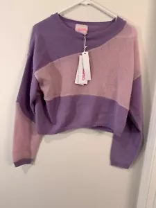 Neu mit Etikett Crush Kaschmir lila Töne Pullover Größe 0 - Bild 1 von 12