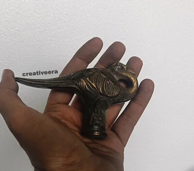 Men's Choice Bird Vintage Brass Antique Designer Handle For Walking Stick Cane - Image 1 of 4
