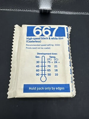 Polaroid 667 Polacolor ER Instant Pack Film. Sealed. - Image 1 of 4