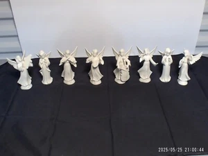 "Gebraucht" Konvolut 8 Dresden Germany Porzellan Engel Spielfiguren - Bild 1 von 24