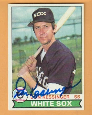 Don Kessinger Chicago White Sox AUTO Signed 1979 Topps #467 Mississippi Rebels - Image 1 of 2