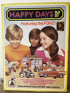 Juego Happy Days 1976 caja de repuesto vacía solo original The Toy Factory de colección - Imagen 1 de 15