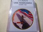 US NAVY SUBMARINE- USS NEBRASKA / SSBN-739 Challenge Coin 