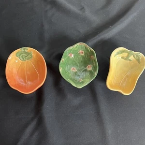 WILLIAMS-SONOMA JARDIN POTAGER COLLECTION DIP / NUTS BOWLS LOT OF 3 - Picture 1 of 4