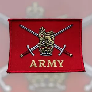 British Army Crest iron or sew on badge patch - Picture 1 of 2