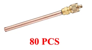 80PCS Access/Service Valve 1/4'' SAE x 1/4'' OD x 4'' Stem Core AC Refrigeration - Picture 1 of 5