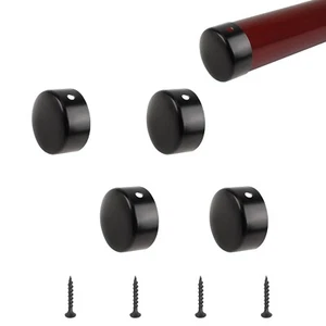 Tappo terminale corrimano, 4 pezzi 45 mm/1,77" 201 tappi terminali corrimano rotondi in acciaio inox... - Foto 1 di 6