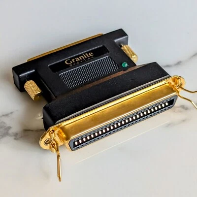 Granite Digital SCSI Vue HPDB68 Male to 50 Centronics Female Gold Plated Adapter - Image 1 of 4