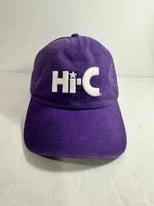 Cappello HI-C Slouch viola tesa curva logo ricamato ago americano, Coco-Cola - Foto 1 di 6
