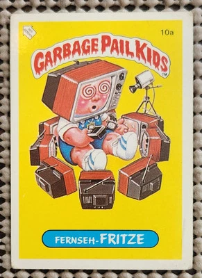 FERNSEH FRITZE TEEVEE STEVIE 1985 GPK OS1 GERMANTEST SET MINI Original Series 1 - Image 1 of 2