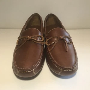 Herren Cole Haan Gunnison Driving Mokassins Slipper 13215 Karamell Leder Gr. 13 LESEN - Bild 1 von 10