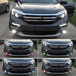 For Honda Pilot 2006-2018 - 2pc H11 Red / White LED Fog Driving Light Bulbs Kit - Picture 1 of 13
