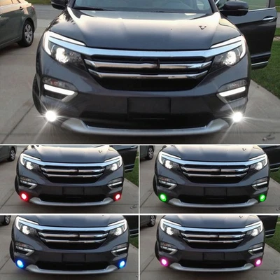 Kit de 2 bombillas antiniebla LED rojas/blancas H11 para Honda Pilot 2006-2018 Foto 1 de 4