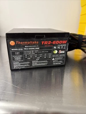 Thermaltake TR2-600W 600W ATX Desktop Power Supply PSU - Image 1 of 3