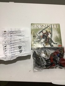 Lego - Bionicle - Titans - Toa Lhikan & Kikanalo #8811 99.9% COMPLETE! Read Desc