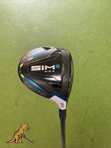Used RH TaylorMade Sim 2 Max 18* 5-Wood Fujikura Ventus Blue 50g Graphite - Picture 1 of 12