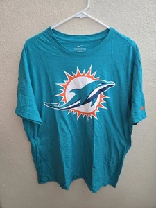 Camicia Miami Dolphins turchese solo logo taglia XL prodotta da Nike - Foto 1 di 2