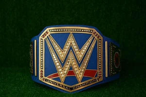 Réplica de cinturón de título de campeón de lucha libre universal azul talla adulto - Imagen 1 de 4