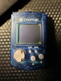 Sega Dreamcast VMU Visual Memory Unit Blue Translucent (HKT-7000) OEM