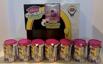 Disney Doorables Micro Motion Series 1 Capsule Surprise Lot Of (7) With Display - Image 1 of 3