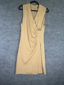 Lauren Ralph Lauren Damenkleid Größe L Wickeloptik Rüschen Seite ärmellos - Bild 1 von 9