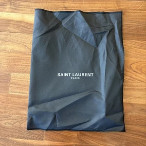 YSL Yves Saint Laurent Schwarz Nylon Designer Handtasche Staubbeutel - Bild 1 von 3