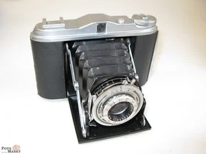 Agfa Isolette V Camera Lens Agnar 1: 4,5/85 MM 6x6 Folding Camera With Hotshoe - Picture 1 of 5