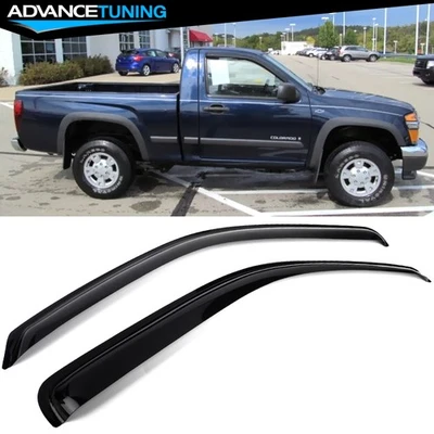 Акриловые козырьки для окон с обычной кабиной для Chevy Colorado Standard и GMC Canyon 2014-2012 годов выпуска - Изображение 1 из 4