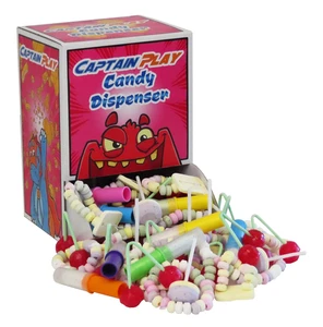 CAPTAIN PLAY Retro Süßigkeiten Candy Dispenser Retro Box Mit 600G Nostalgie in E - Bild 1 von 12