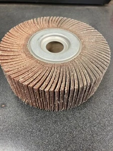 6 Zoll x 2 Zoll x 1 Zoll Tischschleifer Fächerscheibe 60er Körnung Aluminiumoxid Schleifschleifer NEU! - Bild 1 von 1
