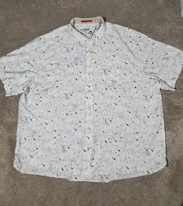 Neu mit Etikett Tommy Bahama Shirt Herren Größe 3XLB groß weiß geknöpft The Veracruz Cay - Bild 1 von 8