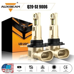 AUXBEAM Canbus 9006 LED Headlight Bulbs Kit for Toyota Camry 1992-2006 Low Beam - Picture 1 of 11