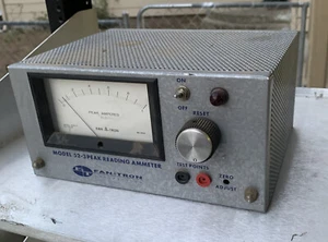 FAN-TRON CORPORATION MODEL 52-3 PEAK READING AMMETER - Picture 1 of 2