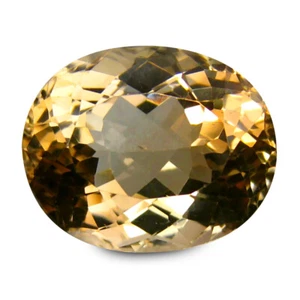 21.400carat-NATURAL BRAZIL BROWN TOPAZ 18X14mm VVS CLEAN GEMSTONES SEE VIDEO - Picture 1 of 2