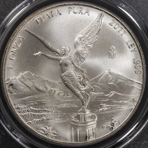 Onza Libertad 2011-Mo PCGS MS69 Mexiko Silbermünze #2 - Bild 1 von 4