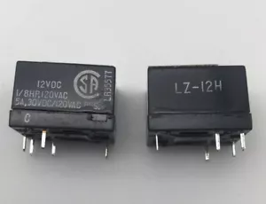 Lote de 2 relés Takamisawa Electric Co LZ-24H-C IT2 12VDC 1/8HP 120VAC 5A ITT - Imagen 1 de 5