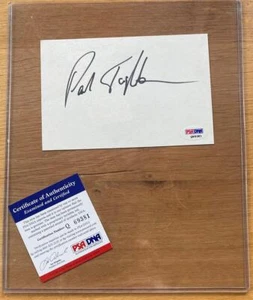 Firma de corte Paul Tagliabue - Comisionado de la NFL - Miembro del Salón de la Fama del Fútbol Americano Profesional - PSA - Imagen 1 de 1