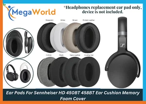 Replacement Ear Pads For Sennheiser HD 450BT 458BT Ear Cushion Memory Foam Cover - Picture 1 of 10