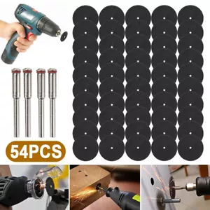 54Pcs Fiberglass Reinforced Cutting Wheel For Dremel Rotary Tool Cut Off Disc - Picture 1 of 9