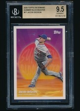 2020 Topps On Demand Summer Blockbuster #17 Jacob deGrom BGS 9.5 PR:1886