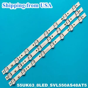 LED strips ForLG 55UK6300MLB 55UM7100PLB 55UK6400PLF 55UK6200 55UM6910PUC 55UK63 - Picture 1 of 9